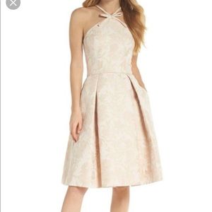 Gal meets glam Evelyn jacquard dress